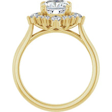 The Royal Halo Engagement Ring | Cushion | 2 ⅜ CTW