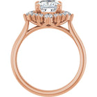 The Royal Halo Engagement Ring | Cushion | 2 ⅜ CTW
