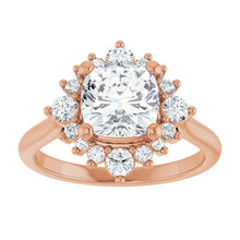 The Royal Halo Engagement Ring | Cushion | 2 ⅜ CTW