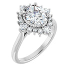 The Royal Halo Engagement Ring | Oval | 2 ⅜ CTW