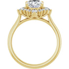The Royal Halo Engagement Ring | Oval | 2 ⅜ CTW