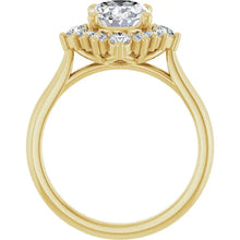 The Royal Halo Engagement Ring | Oval | 2 ⅜ CTW