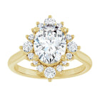 The Royal Halo Engagement Ring | Oval | 2 ⅜ CTW