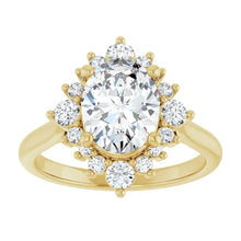 The Royal Halo Engagement Ring | Oval | 2 ⅜ CTW