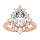 The Royal Halo Engagement Ring | Pear | 2 ⅜ CTW
