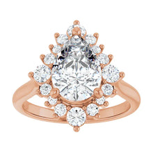 The Royal Halo Engagement Ring | Pear | 2 ⅜ CTW