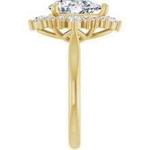 The Royal Halo Engagement Ring | Pear | 2 ⅜ CTW