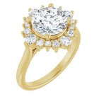 The Royal Halo Engagement Ring | Round | 2 ⅜ CTW
