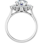 The Royal Halo Engagement Ring | Round | 2 ⅜ CTW