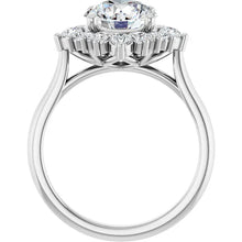 The Royal Halo Engagement Ring | Round | 2 ⅜ CTW