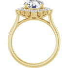 The Royal Halo Engagement Ring | Round | 2 ⅜ CTW