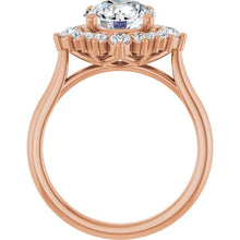 The Royal Halo Engagement Ring | Round | 2 ⅜ CTW