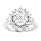 The Royal Halo Engagement Ring | Round | 2 ⅜ CTW