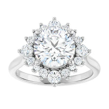 The Royal Halo Engagement Ring | Round | 2 ⅜ CTW