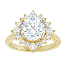 The Royal Halo Engagement Ring | Round | 2 ⅜ CTW