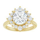 The Royal Halo Engagement Ring | Round | 2 ⅜ CTW
