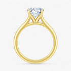The Timeless Cathedral Solitaire Engagement Ring | Round