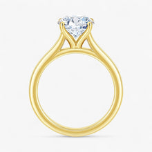 The Timeless Cathedral Solitaire Engagement Ring | Round
