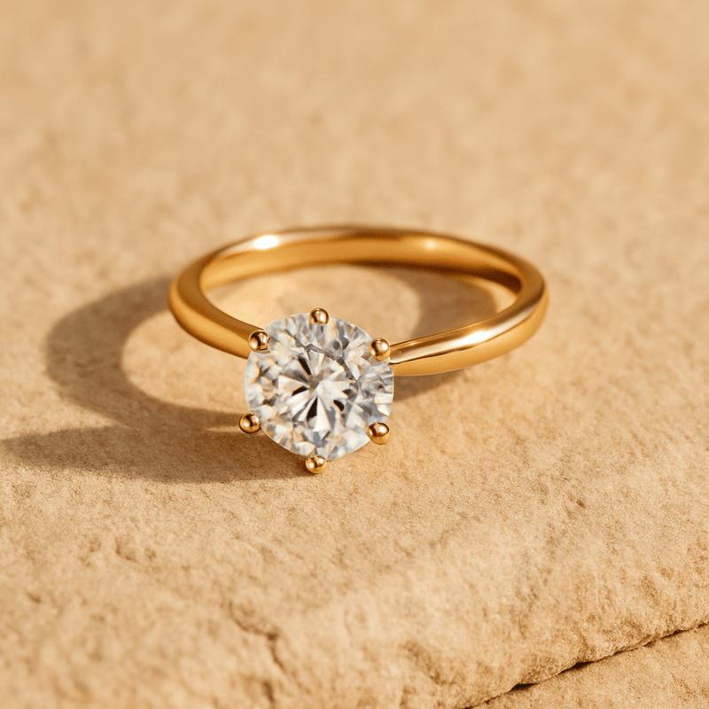 The Classic 6-Prong Engagement Ring | Round | 3 CTW