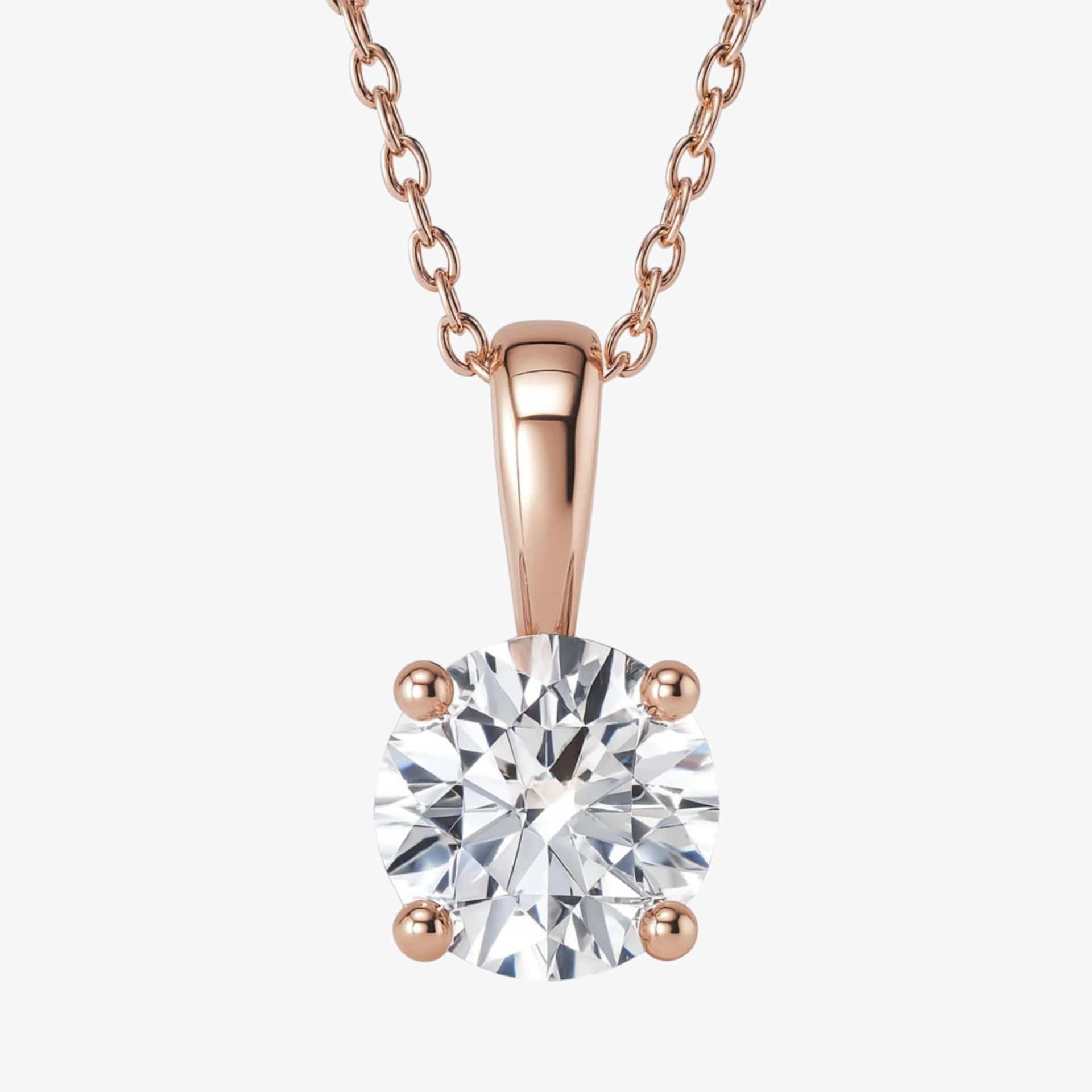 The Classic Diamond Pendant Necklace