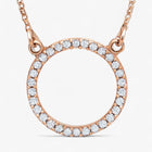 The Signature O Diamond Pendant