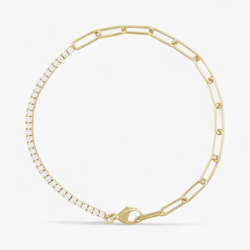 The Link & Diamond Bracelet