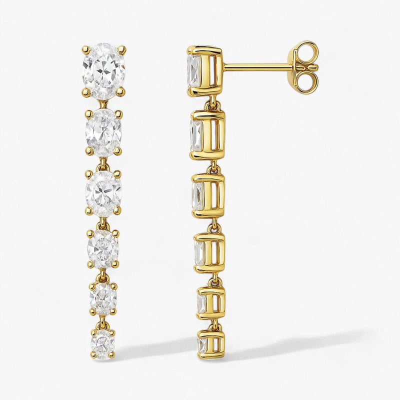The Oval Dangle Earrings