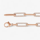 The Diamond Paperclip Bracelet