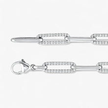 The Diamond Paperclip Bracelet