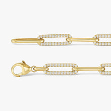 The Diamond Paperclip Bracelet
