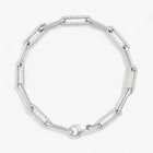 The Diamond Paperclip Bracelet