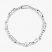 The Diamond Paperclip Bracelet