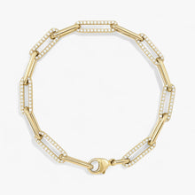 The Diamond Paperclip Bracelet
