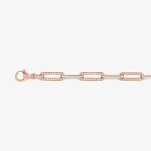 The Diamond Paperclip Bracelet