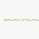 The Diamond Paperclip Bracelet