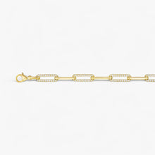 The Diamond Paperclip Bracelet