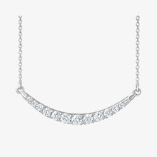 The Curved Diamond Bar Necklace