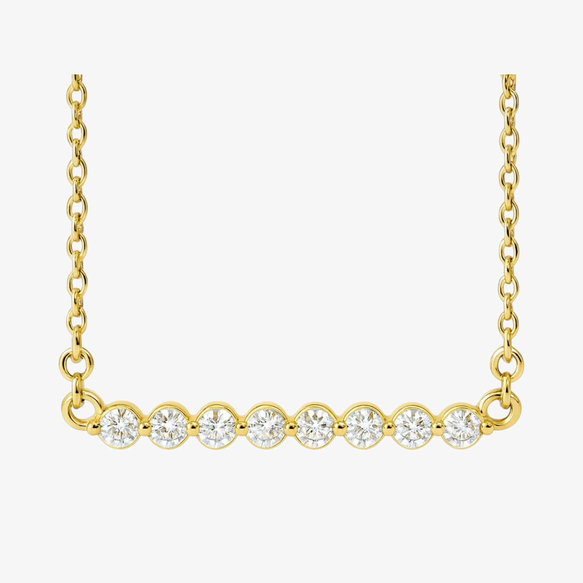 The Signature Diamond Bar Necklace