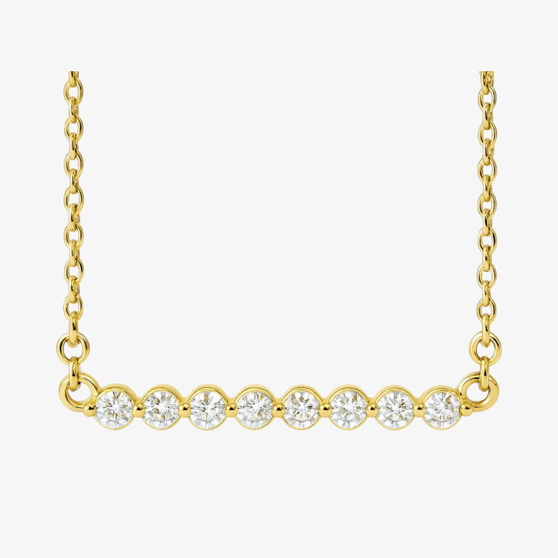 The Signature Diamond Bar Necklace
