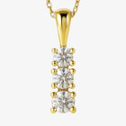 The Three Stone Pendant Necklace