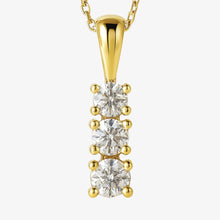 The Three Stone Pendant Necklace