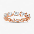 The Pear Diamond Eternity Band