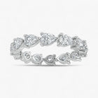 The Pear Diamond Eternity Band