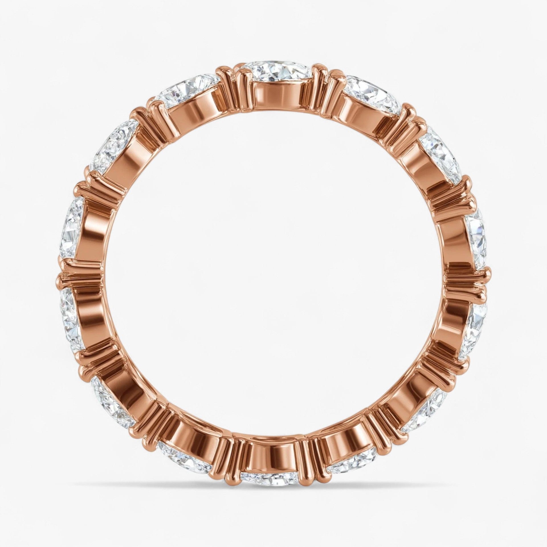 The Pear Diamond Eternity Band