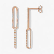 The Accented Paperclip Earrings