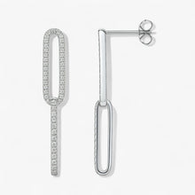The Accented Paperclip Earrings