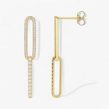 The Accented Paperclip Earrings