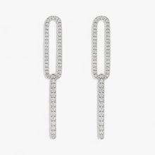 The Accented Paperclip Earrings