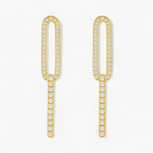 The Accented Paperclip Earrings