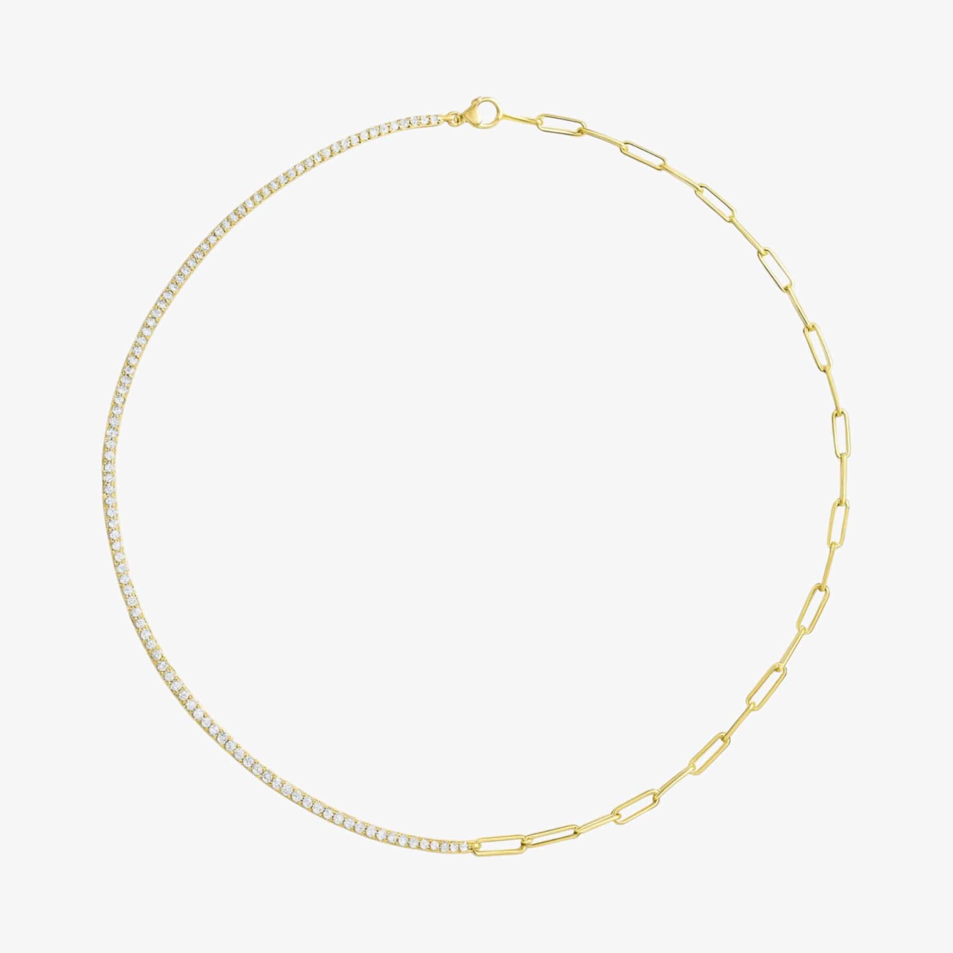 The Link & Diamond Necklace